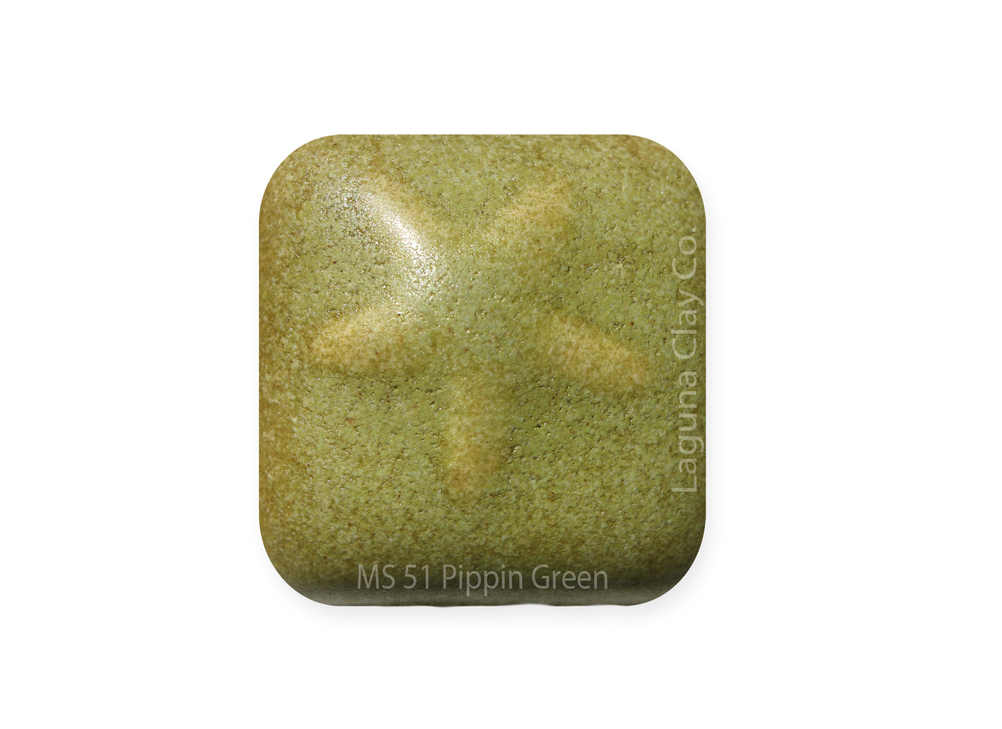 MS-51 PIPPIN GREEN GLAZE-Dry