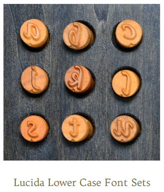 MKM LUCIDA LOWER CASE FONT SET