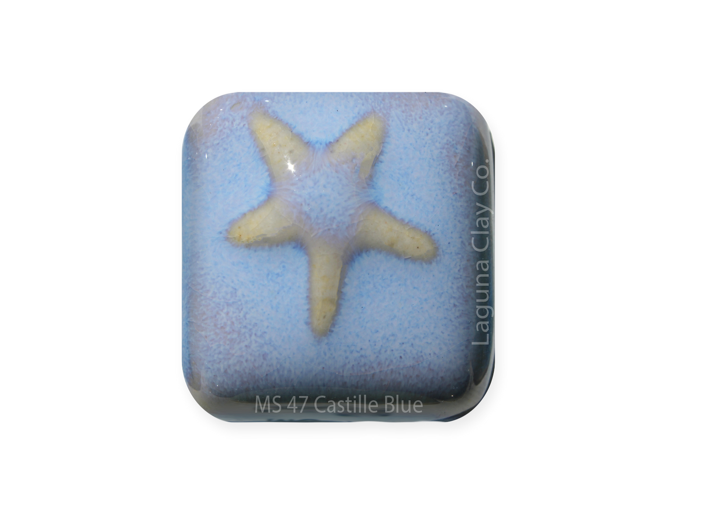 MS-47 CASTILE BLUE GLAZE-Dry