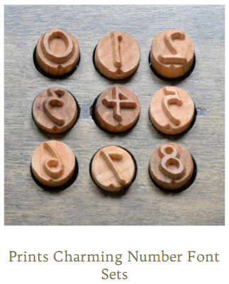 MKM PRINTS CHARMING NUMBER FONT SET