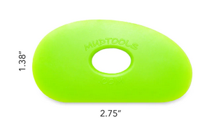 MUDTOOL #0 RIB, MEDIUM, CHARTREUSE/MED