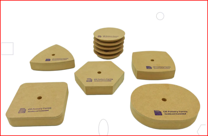 GR POTTERY FORMS WALLIE (5) PACK 4"