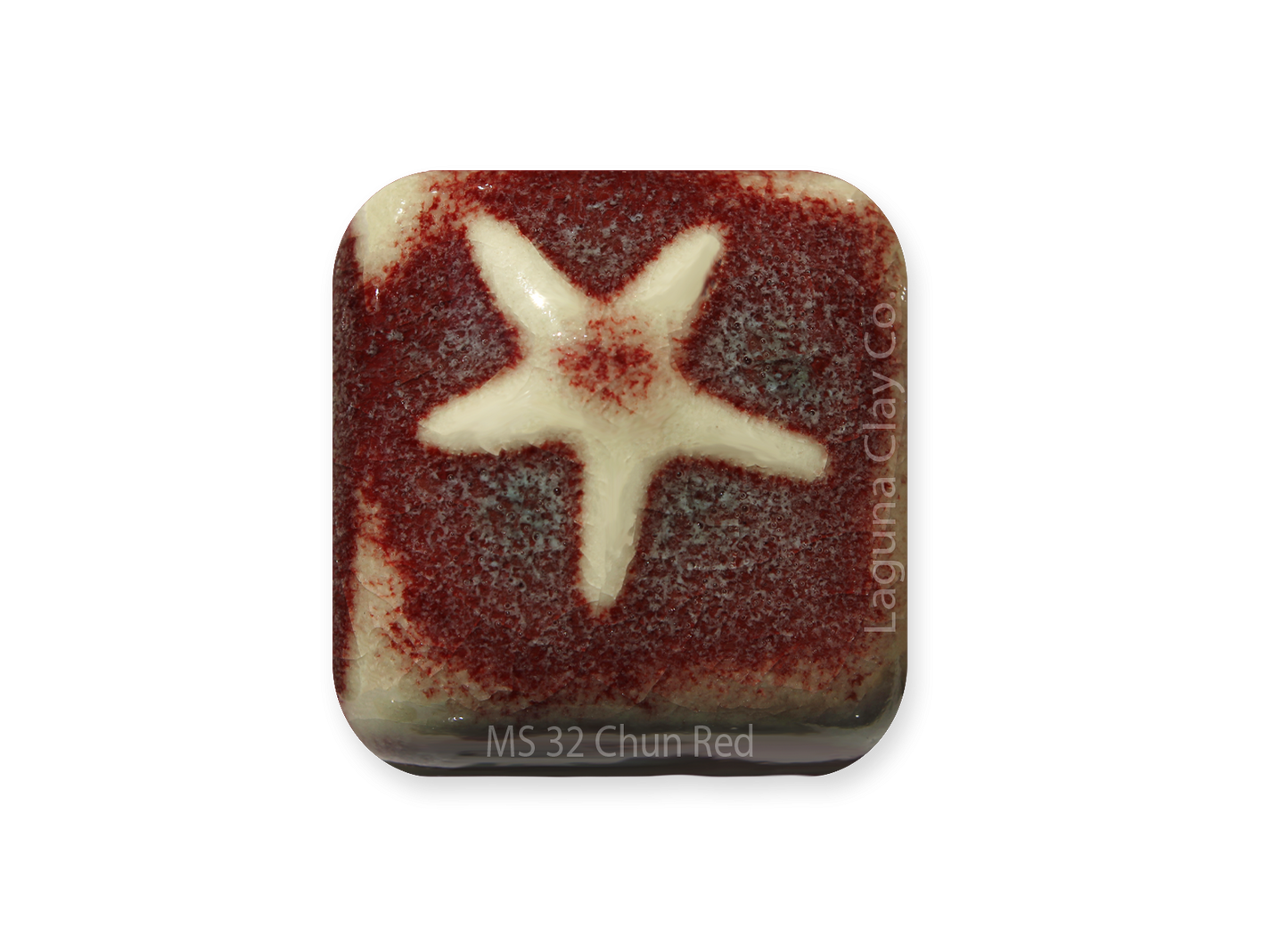 MS-32 CHUN RED GLAZE-Dry