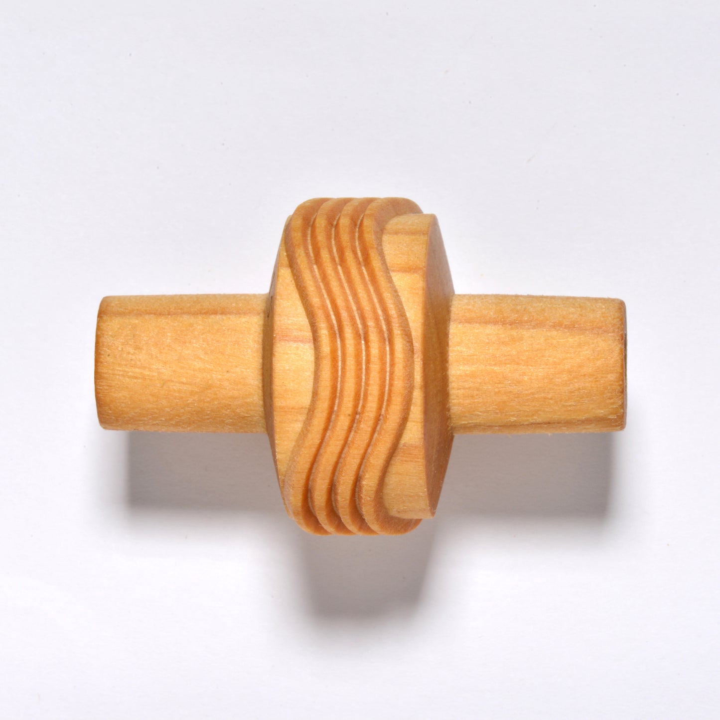 MKM RS-015 WOOD ROLLER WAVY LINES (1.5cm)