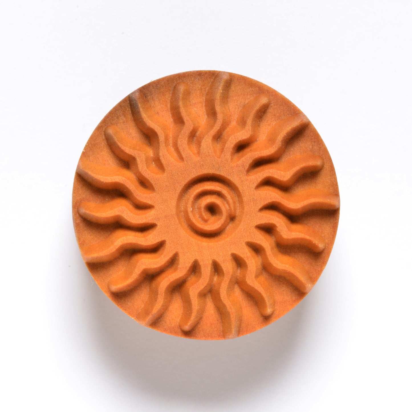 MKM SCL-004 SPIRAL SUN STAMPS-4-CLAY (4 cm)