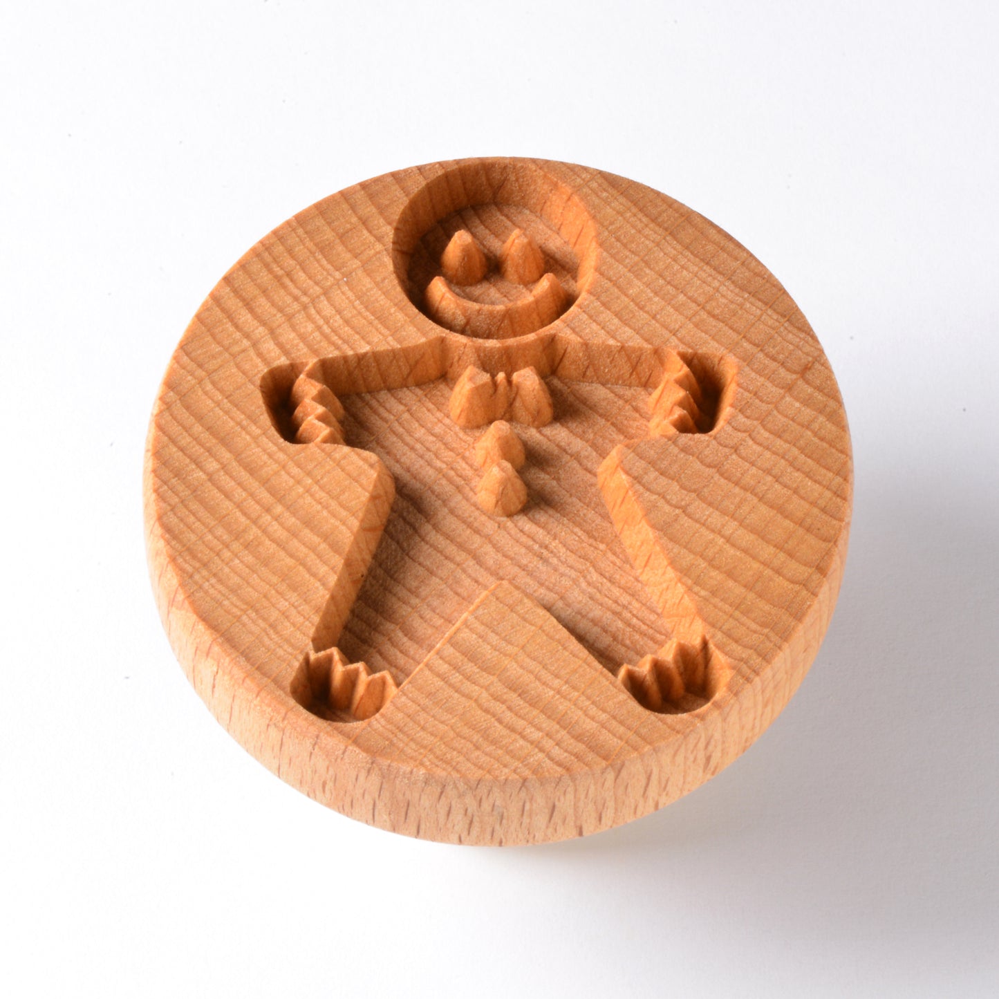 MKM SCXL-039 GINGERBRD MAN EXTRA LARGE ROUND STAMP