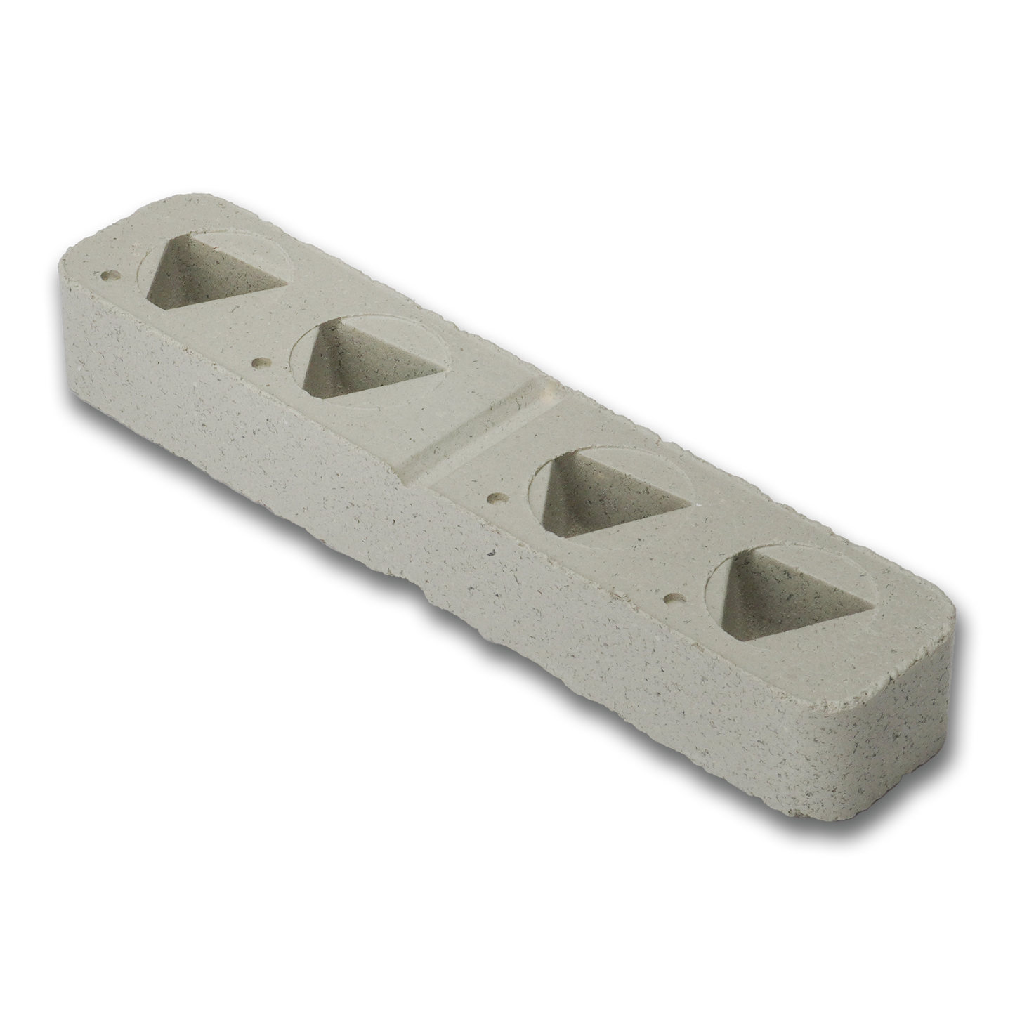 CONE PLAQUE, LARGE 4/2-HOLE