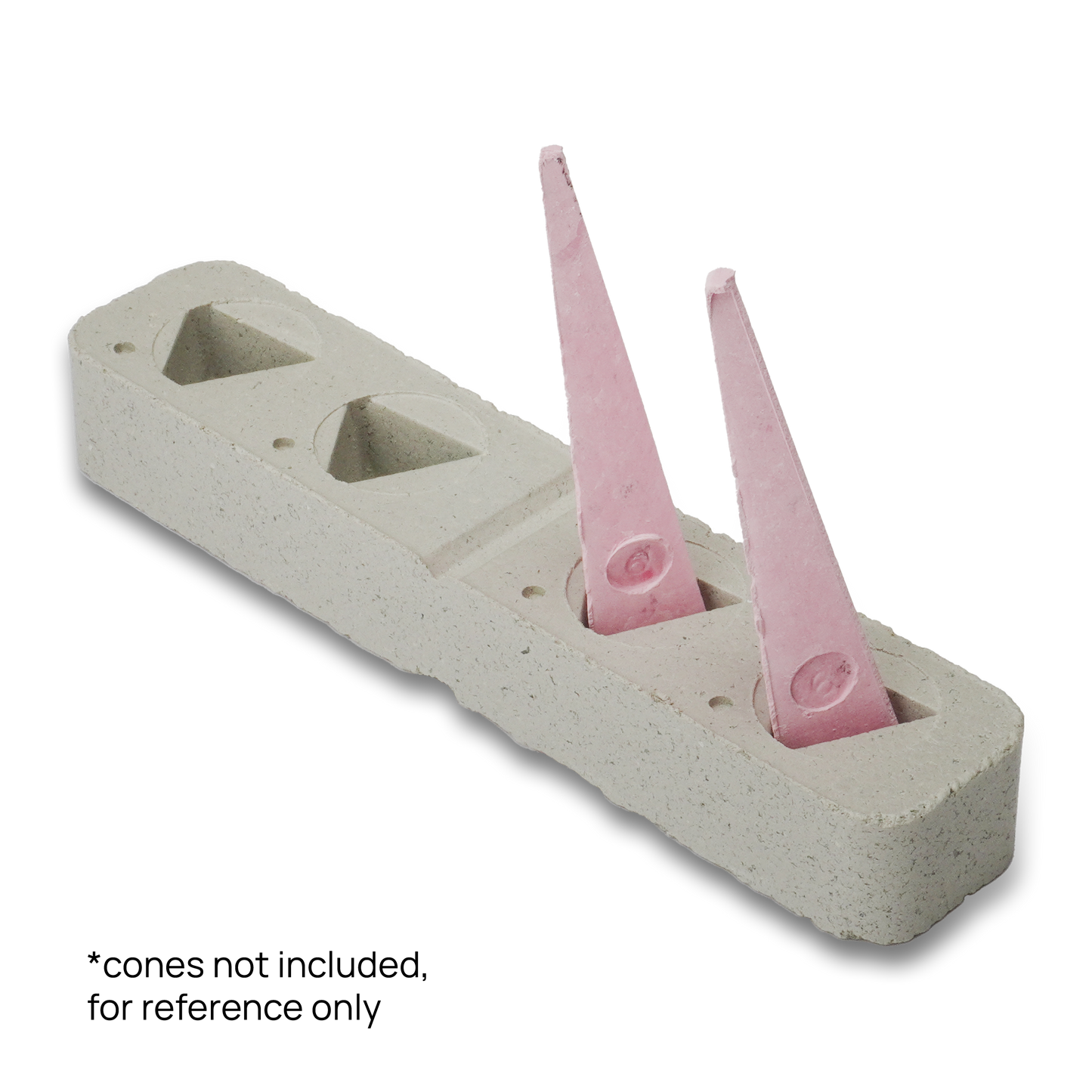 CONE PLAQUE, LARGE 4/2-HOLE