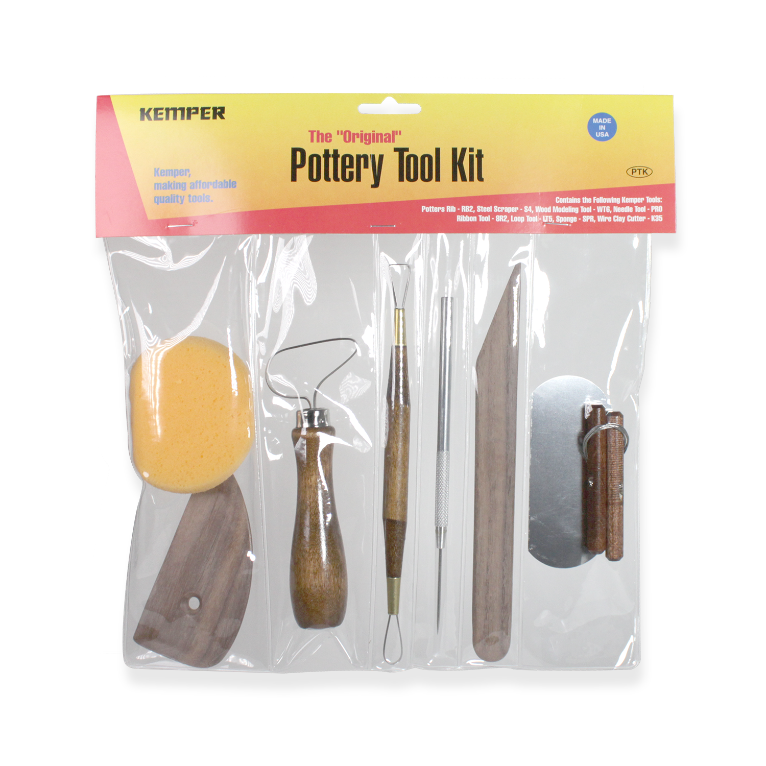 KEMPER PTK POTTERY TOOL KIT KTPTK – Laguna Clay & Glaze Co.