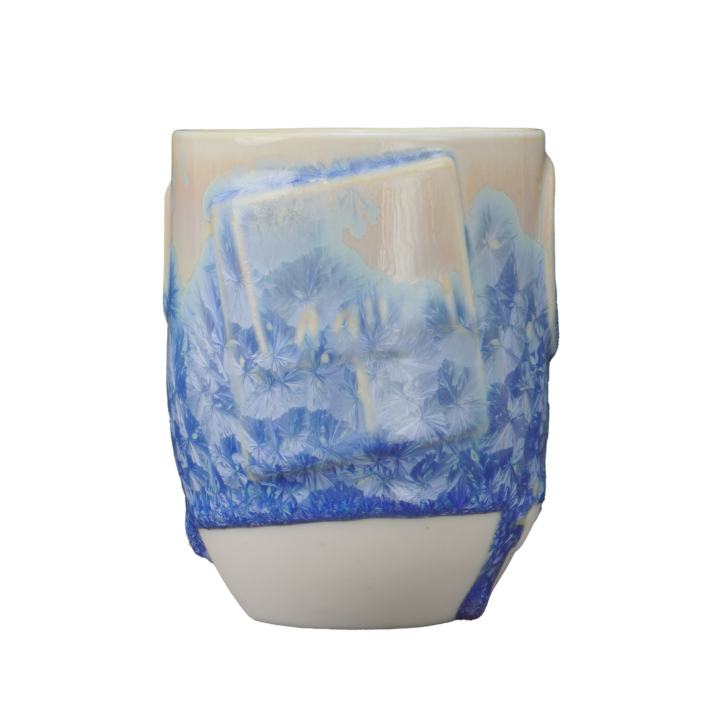 WC-162 BLUE SNOWFLAKES ^5 GLAZE