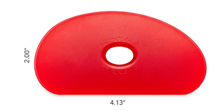 MUDTOOL #5 RIB, RED/VERY SOFT