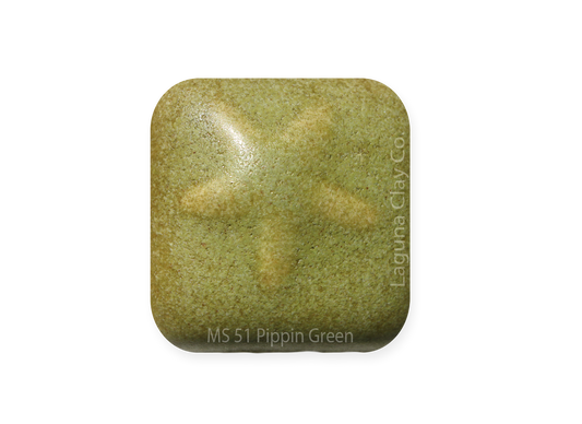 MS-51 PIPPIN GREEN GLAZE-Dry