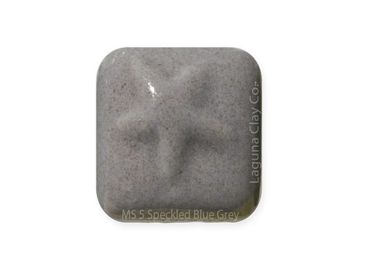 MS-5 SPECKLED BLUE/GRAY GLAZE-Dry