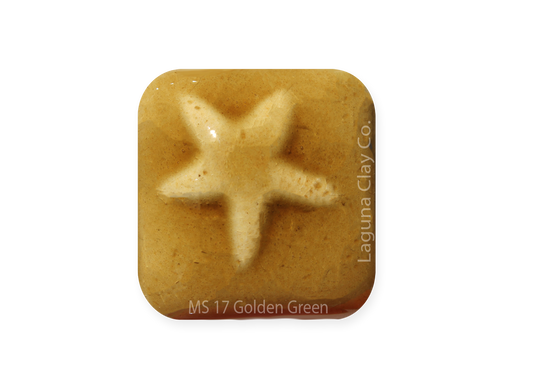 MS-17 GOLDEN GREEN GLAZE-Dry