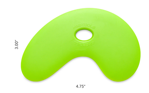 MUDTOOL SMALL BOWL RIB-MEDIUM CHARTREUSE/MED