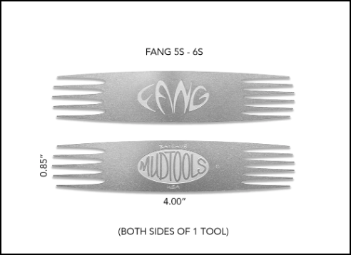 MUDTOOL FANG S.S. SMALL SCORING TOOL