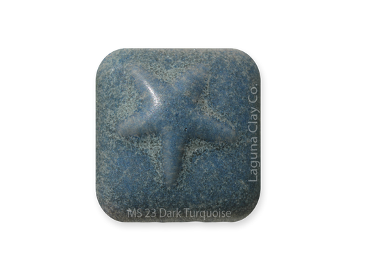 MS-23 DARK TURQUOISE GLAZE-Dry