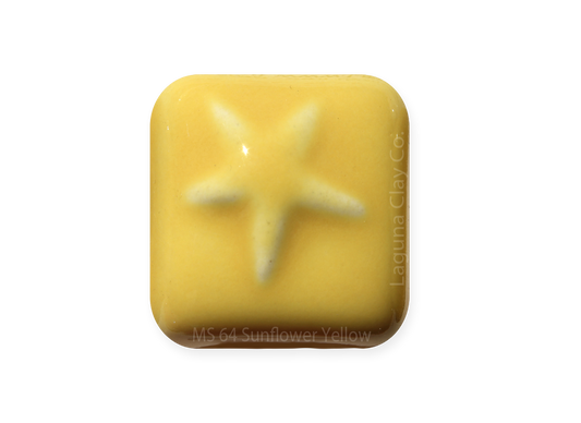 MS-64 SUNFLOWER YELLOW GLAZE