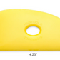 MUDTOOL #4 RIB, YELLOW/SOFT