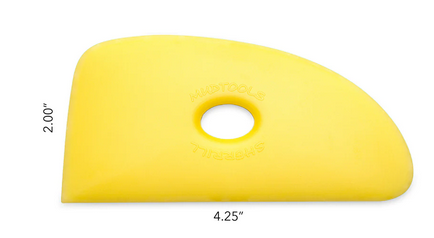 MUDTOOL #4 RIB, YELLOW/SOFT