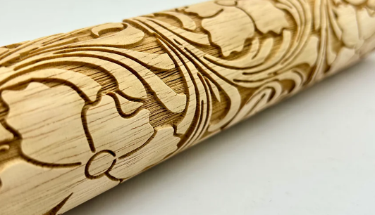 SWEET ROLLING PINS, TOOELED LEATHER #2581
