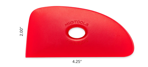 MUDTOOL #4 RIB, RED/VERY SOFT