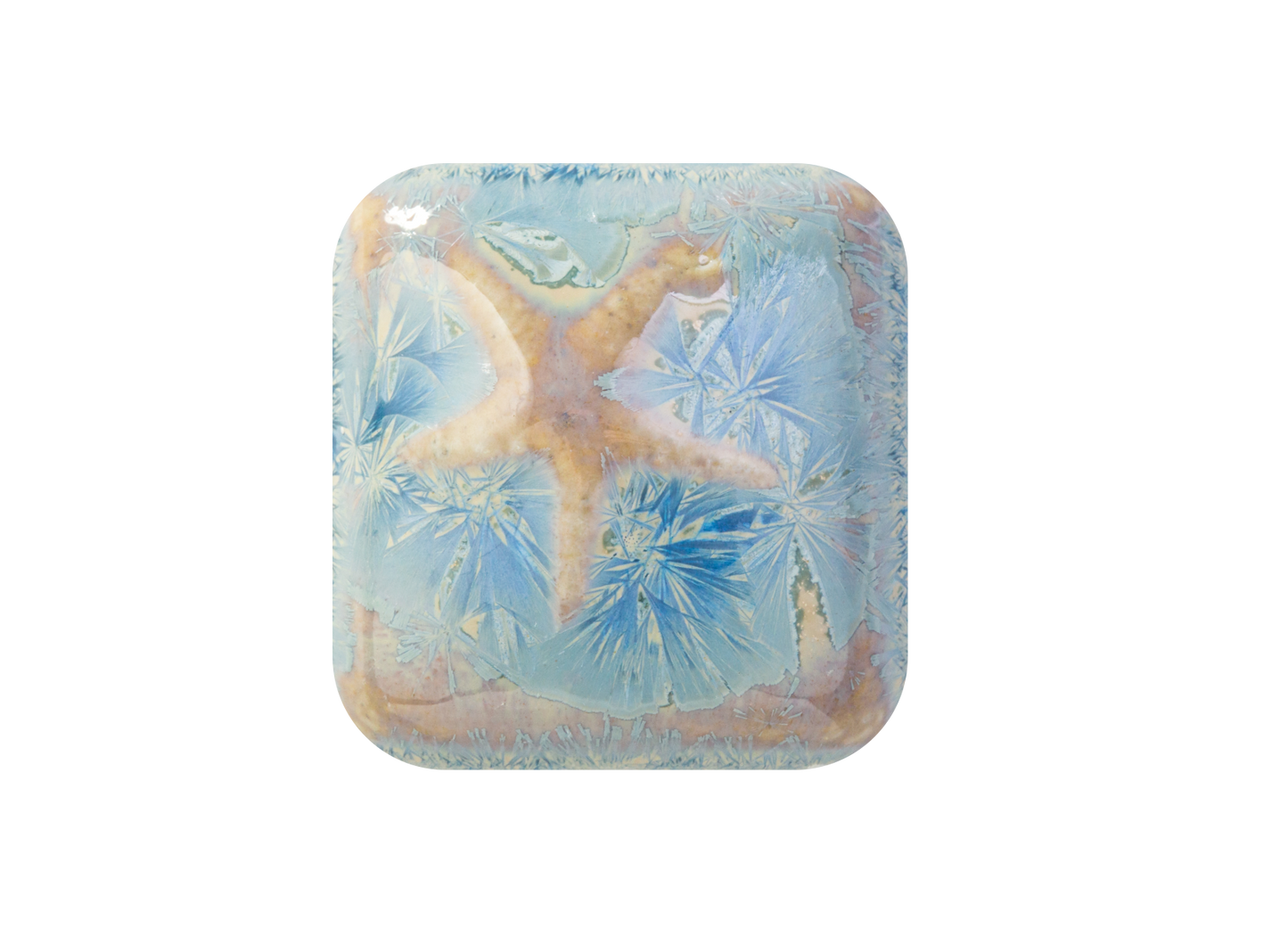 WC-162 BLUE SNOWFLAKES ^5 GLAZE