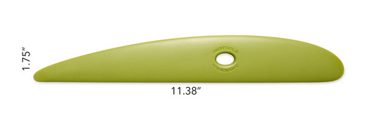 MUDTOOL LARGE PLATTER RIB-GREEN/MEDIUM