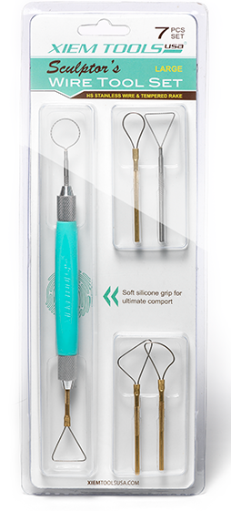 XIEM SCULPTOR'S WIRE TOOL SET-LARGE (7piece)