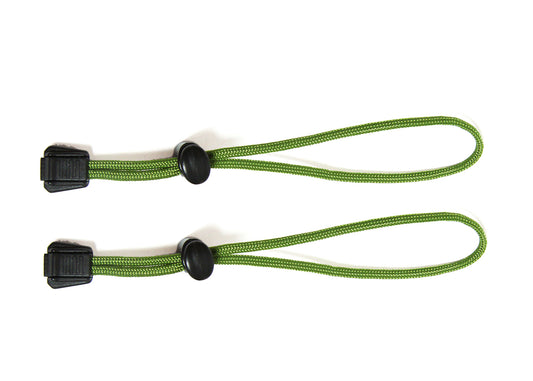 XIEM CLAY BAG TIES-LIME GREEN (SET OF 2)
