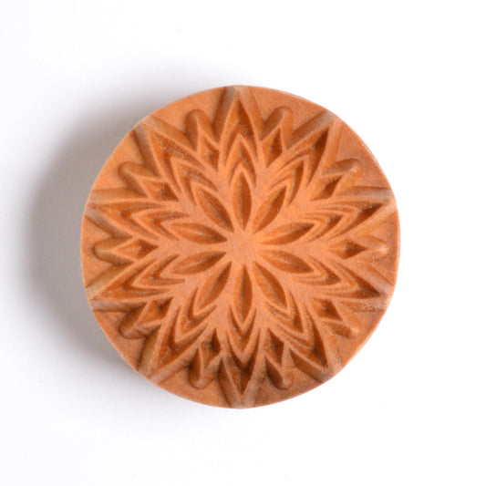 MKM SCL-039 FANCY LOTUS STAMPS-4-CLAY (4 cm)