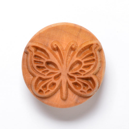 MKM SCL-043 BUTTERFLY 2 STAMPS-4-CLAY (4 cm)