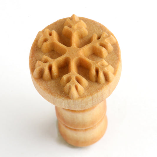 MKM SCM-092 SNOWFLAKE MED. ROUND STAMP
