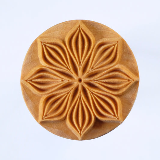 MKM SCXL-026 POINTSETTIA LARGE STAMP DESIGN (6cm)