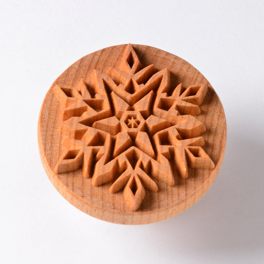 MKM SCXL-028 SNOWFLAKE EXTRA LARGE ROUND STAMP