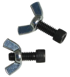 BAT PINS PAIR: SHORT, 1" LONG OVERALL