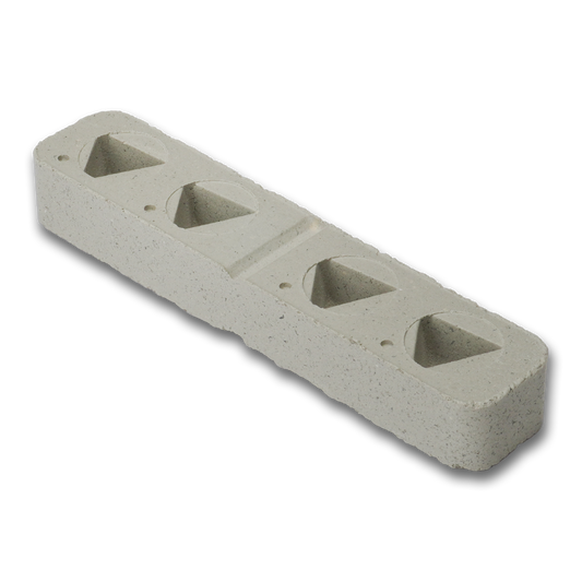 CONE PLAQUE, LARGE 4/2-HOLE
