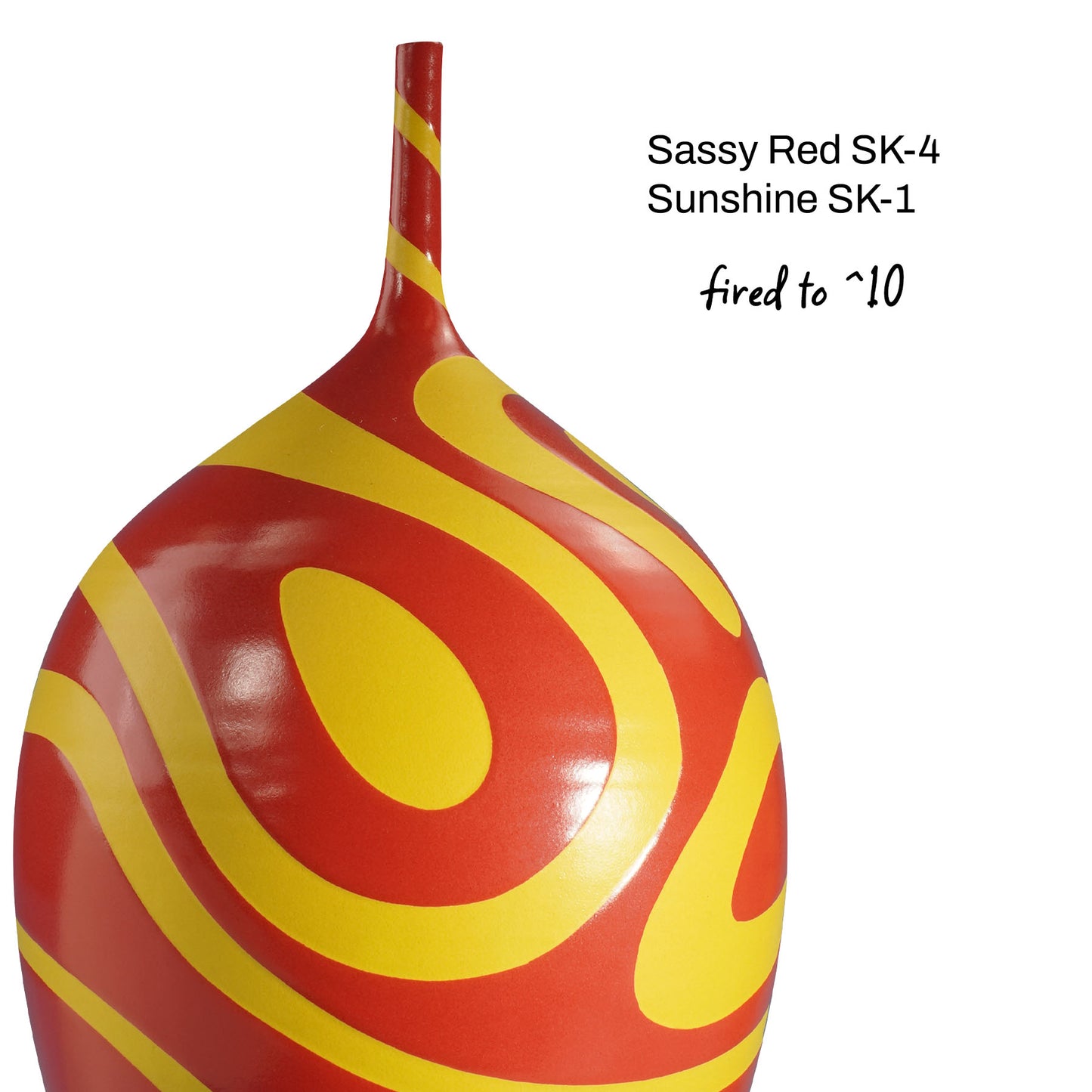 SK-4 SILKY UNDERGLAZE SASSY RED